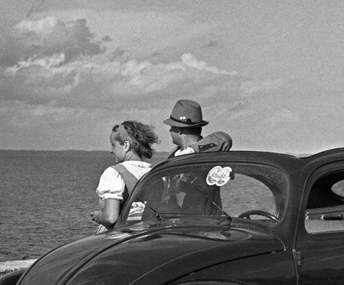 Traveling to the Seaside in the Volkswagen Beetle, Germany, 1937, Printed 2021-DYV-1021831