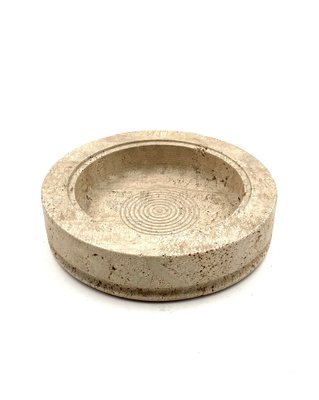 Travertine Ashtray by Cerri Nestore, Italy, 1970s-TXN-1786881