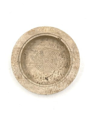 Travertine Ashtray by Cerri Nestore, Italy, 1970s-TXN-1786881