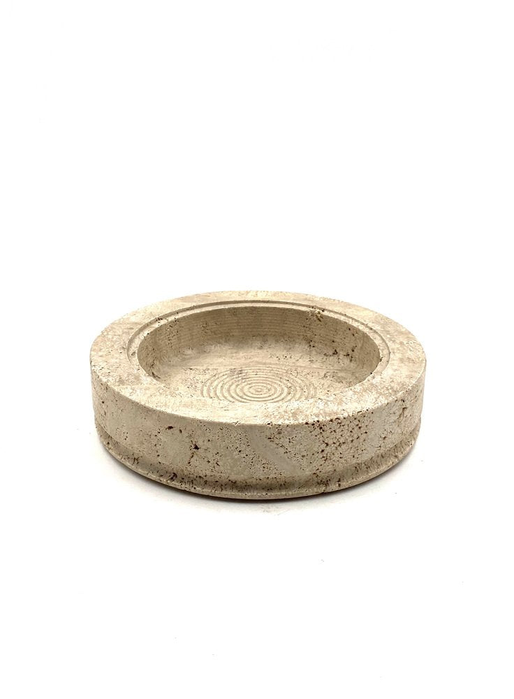 Travertine Ashtray by Cerri Nestore, Italy, 1970s