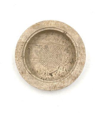 Travertine Ashtray by Cerri Nestore, Italy, 1970s-TXN-1786881