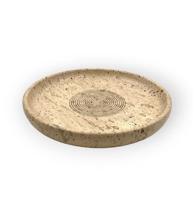 Travertine Bowl by Cerri Nestore, Italy, 1970s-TXN-1786805