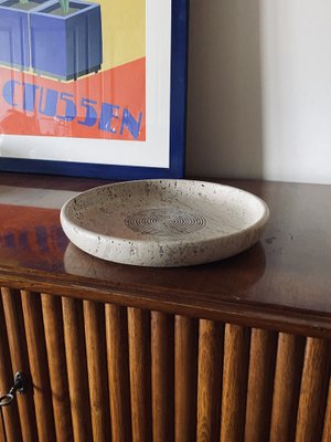 Travertine Bowl by Cerri Nestore, Italy, 1970s-TXN-1786805