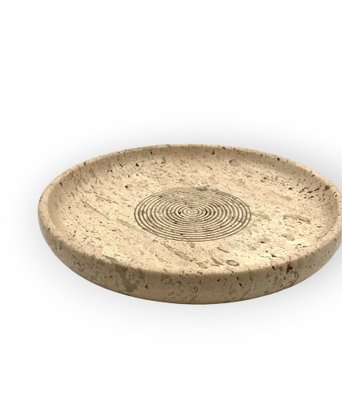 Travertine Bowl by Cerri Nestore, Italy, 1970s-TXN-1786805