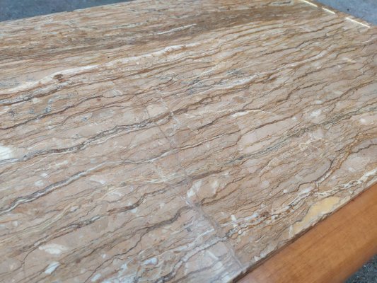 Travertine Coffee Table, 1970s-EAD-750036