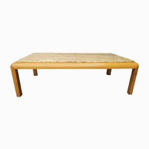 Travertine Coffee Table, 1970s-EAD-750036