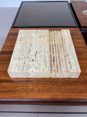 Travertine Letter Holder Paperweight from Fratelli Mannelli, Italy, 1970s-LYQ-1171557