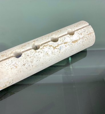 Travertine Marble Letter Pen Holder from Fratelli Manelli, Italy, 1970s-LYQ-1171582