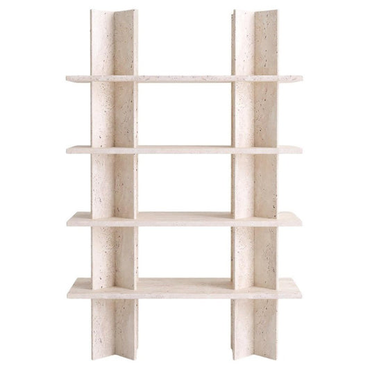 Travertine Monument Shelves by Mathieu Girard & Gauthier Pouillart