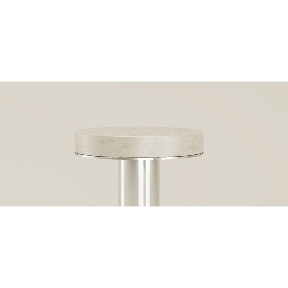 Travertine Nail Side Table by Andrea Bonini