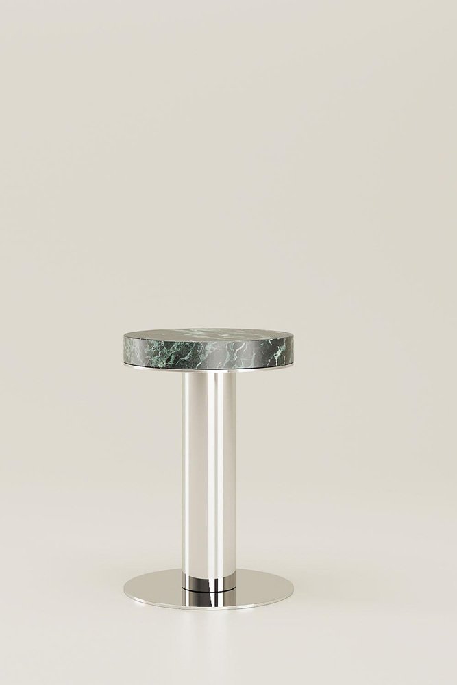 Travertine Nail Side Table by Andrea Bonini