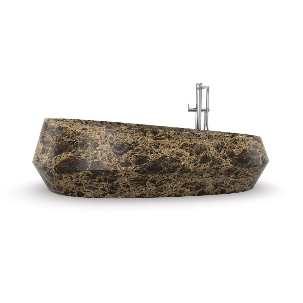 Travertine Silver Tosca Bath by Marmi Serafini