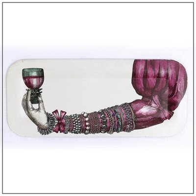 Tray Arm with Glass by Piero Fornasetti, 1950s-NYF-2019234