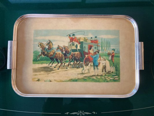 Tray with Hunting Scene, 1950s-GGK-802767