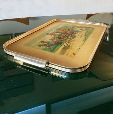 Tray with Hunting Scene, 1950s-GGK-802767