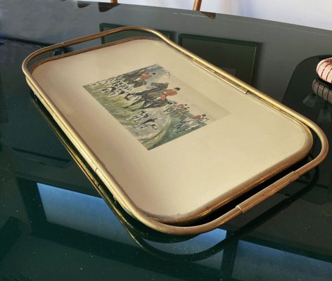 Tray with Hunting Scene, 1950s-GGK-802763