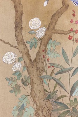 Tree Birds, Threes and Foliage, Painted Canvas-CEJ-1079187