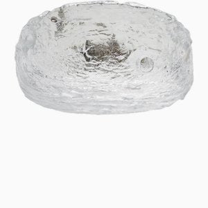 Tree Trunk Ice Glass Flush Mount from Kalmar, Germany, 1960s-KQB-1721911