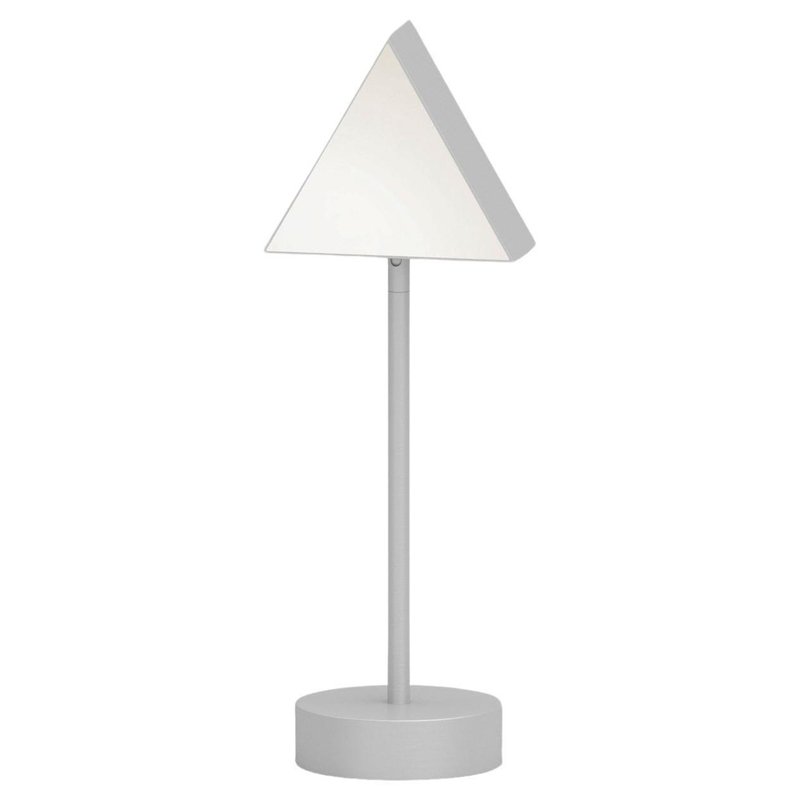 Triangle Box Nickel Desk Light by Atelier Areti