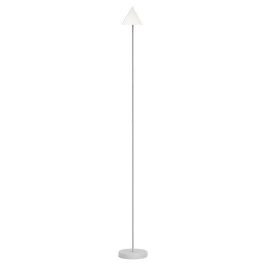 Triangle Box Nickel Floor Light by Atelier Areti