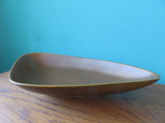 Triangular Ceramic Dish by Gunnar Nylund from Nymolle, Sweden, 1960s-AC-958207