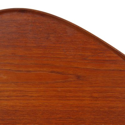 Triangular Coffee Table in Teak, 1960s-MTD-1719772