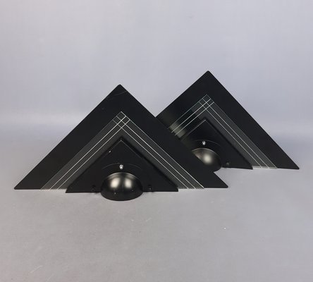 Triangular Wall Lamps from Herda, 1970s, Set of 2-PWG-2035326