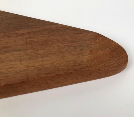 Triangular Walnut Cutting Board with Amboss Knife from Werkstätte Carl Auböck, 1950s, Set of 2-BAF-763397