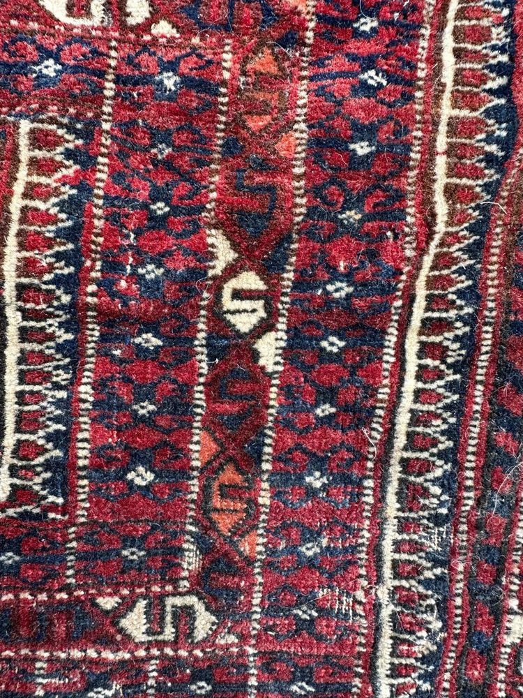 Tribal Collectible Turkmen Rug from Bobyrugs, 1890s