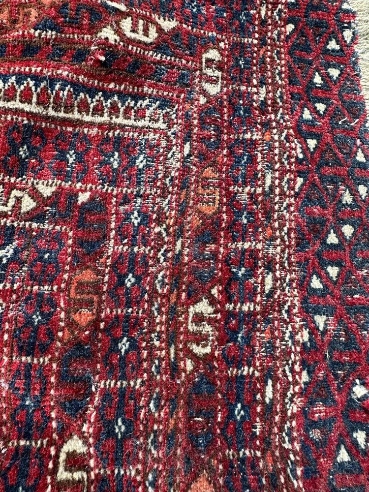 Tribal Collectible Turkmen Rug from Bobyrugs, 1890s