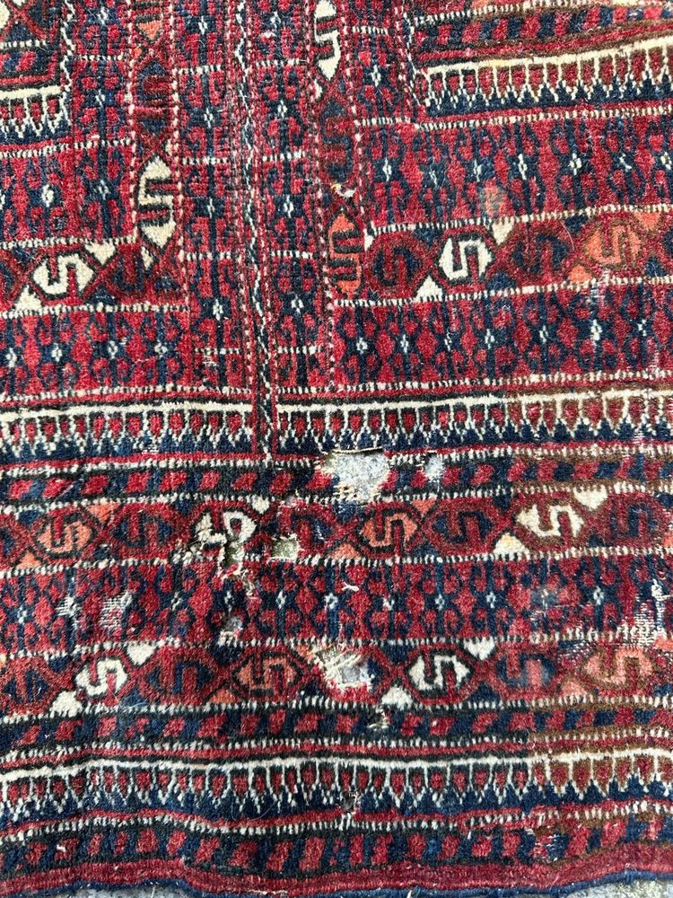 Tribal Collectible Turkmen Rug from Bobyrugs, 1890s