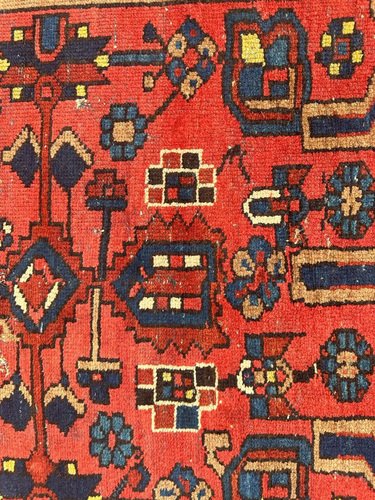 Tribal Hamadan Rug from Bobyrugs, 1890s