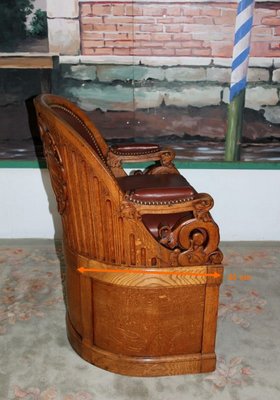 Tribunal Armchair in Oak-RVK-1105359