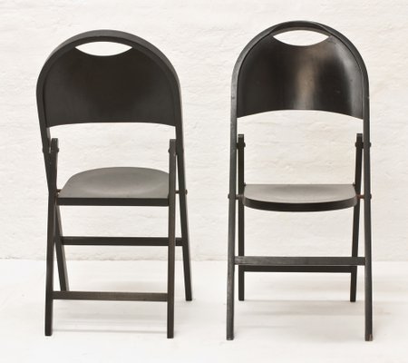 Tric 65 Folding Chairs by Achille & Pier Giacomo Castiglioni for Bernini, 1965, Set of 2-LPM-1010396