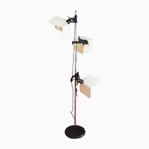 Triedro Floor Lamp in Lacquered and Chromed Metal by Joe Colombo for Stilnovo, Italy, 1970s-VCV-2036186