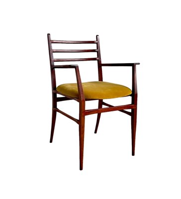 Trieste Dining Chairs by Guglielmo Ulrich for Saffa, Italy, 1960s, Set of 4-IEW-1789308