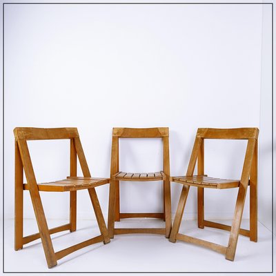 Trieste Folding Chairs by Aldo Jacober & Pierangela d'Aniello, Set of 3-NYF-2019071