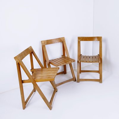 Trieste Folding Chairs by Aldo Jacober & Pierangela d'Aniello, Set of 3-NYF-2019071