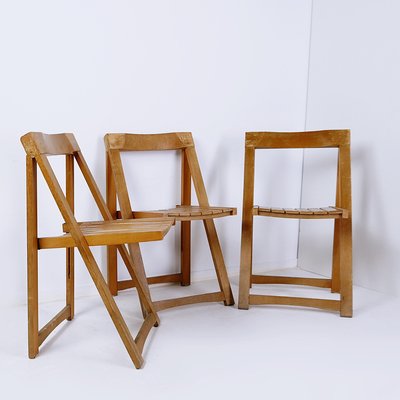 Trieste Folding Chairs by Aldo Jacober & Pierangela d'Aniello, Set of 3-NYF-2019071