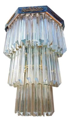 Trimmed Glass Wall Lamp from Venini, 1960s-FIP-1167365