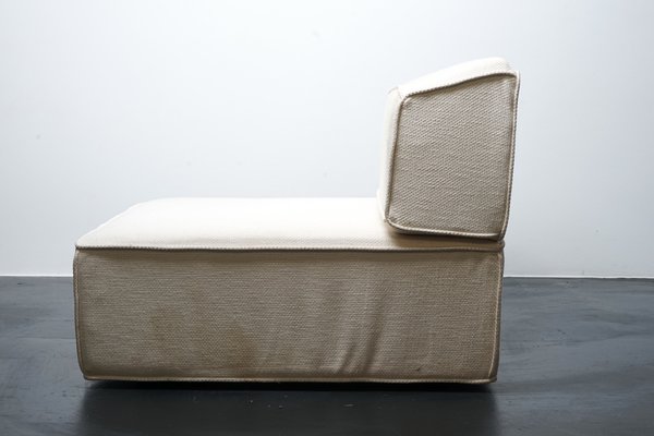 Trio Sofa Element in Original White Fabric from Cor, 1970s-CIP-1104248