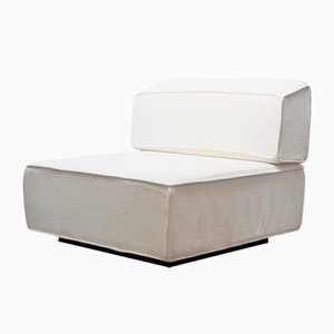 Trio Sofa Element in Original White Fabric from Cor, 1970s-CIP-1104248