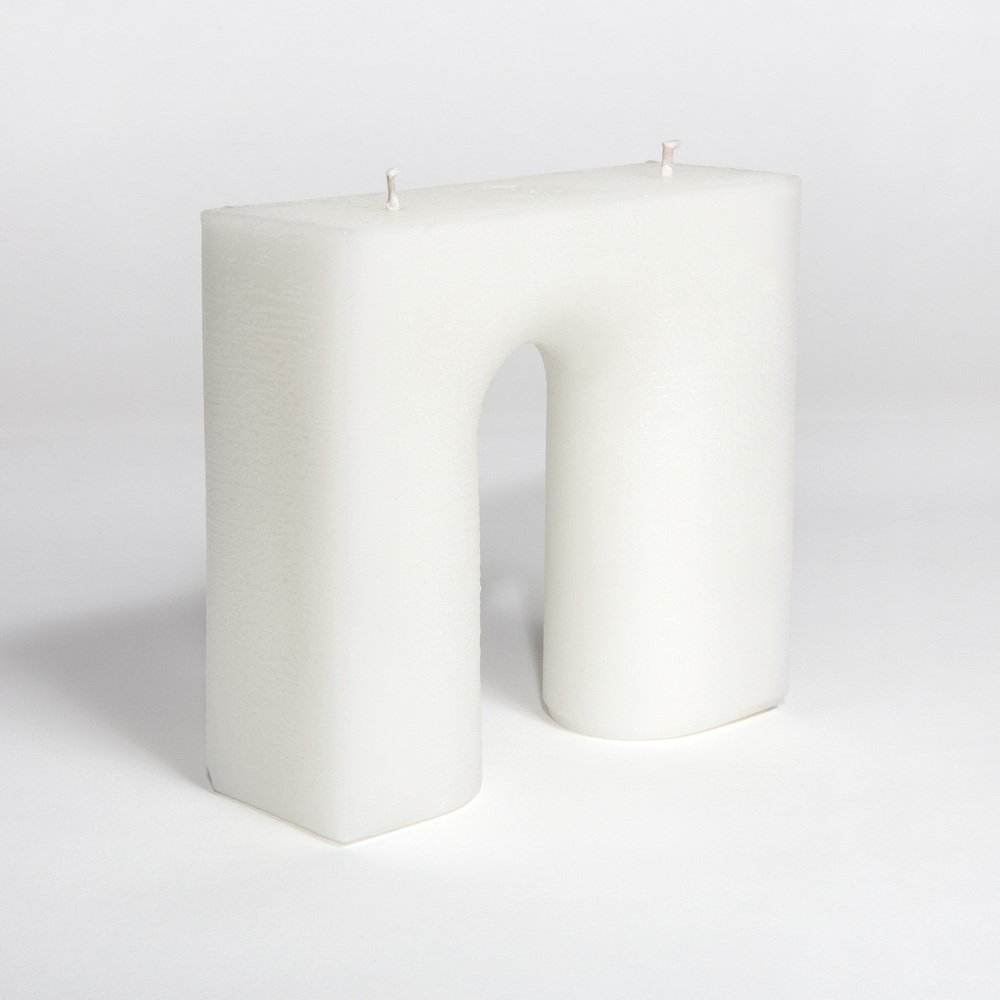 Trionfo White Burn Candle by Gio Aio Design