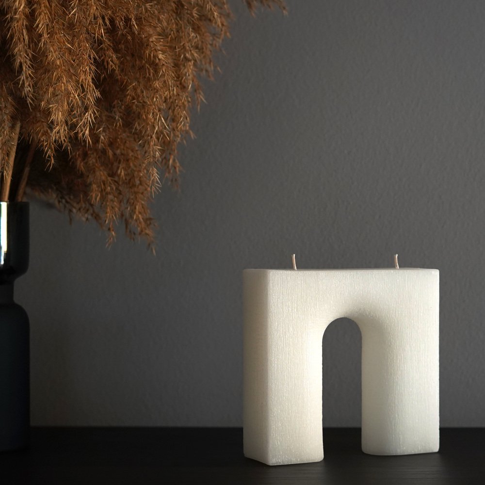 Trionfo White Burn Candle by Gio Aio Design