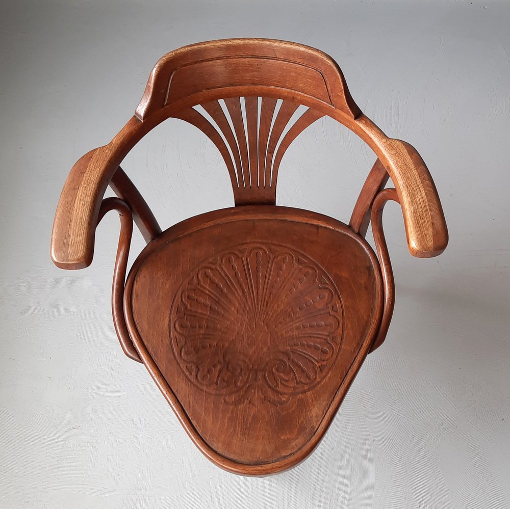 Tripod Desk Chair from Jacob & Josef Kohn, 1900s