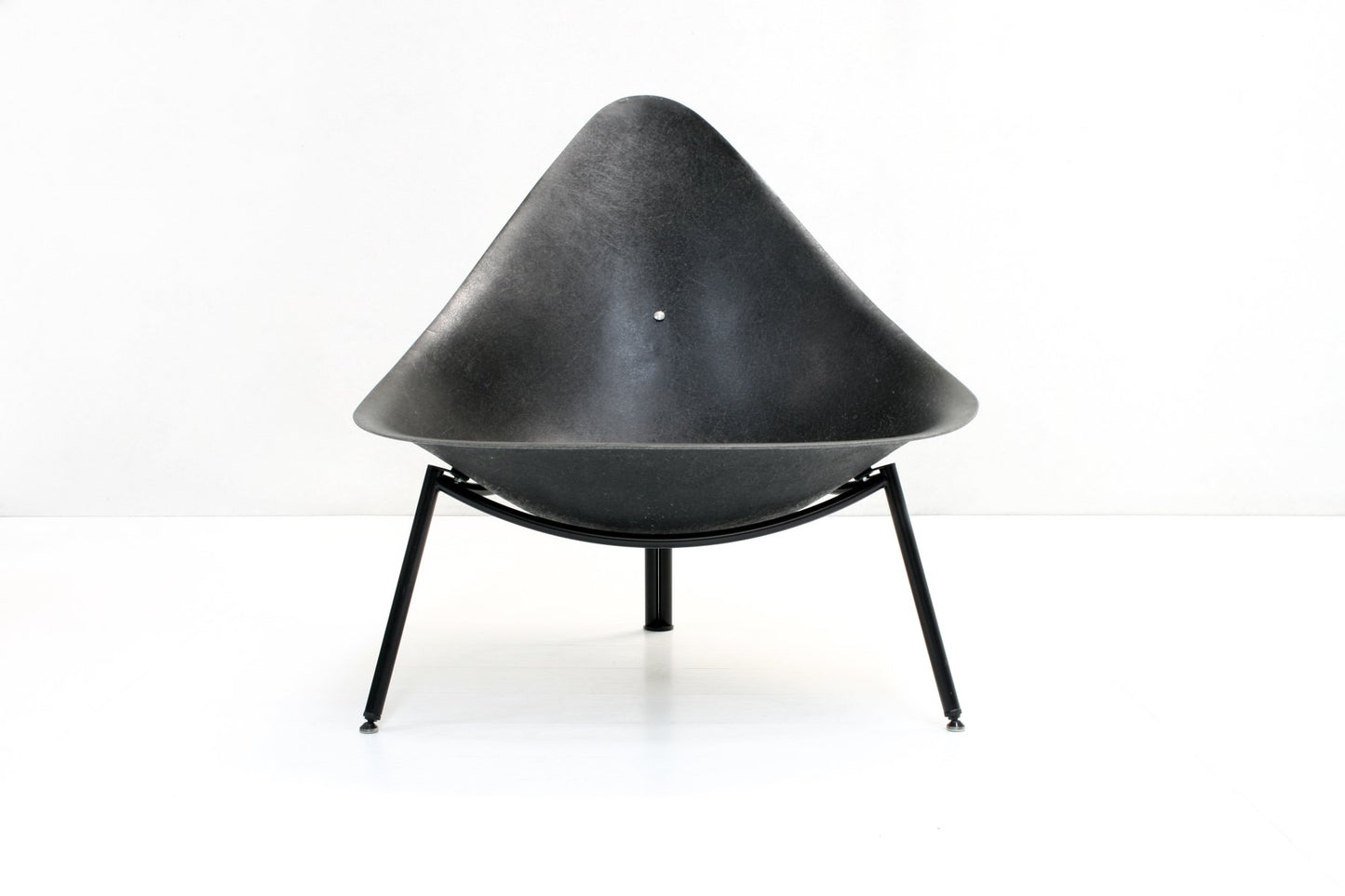 Tripod Fiberglass Shell Lounge Chair by Ed Mérat