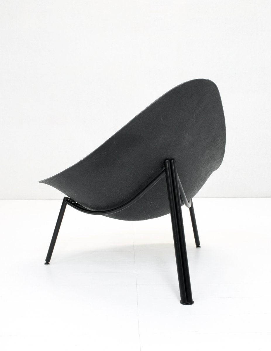 Tripod Fiberglass Shell Lounge Chair by Ed Mérat