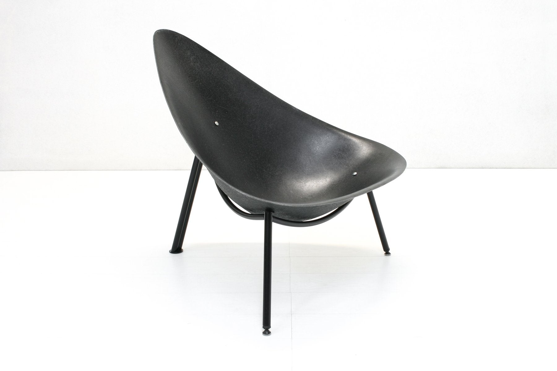 Tripod Fiberglass Shell Lounge Chair by Ed Mérat