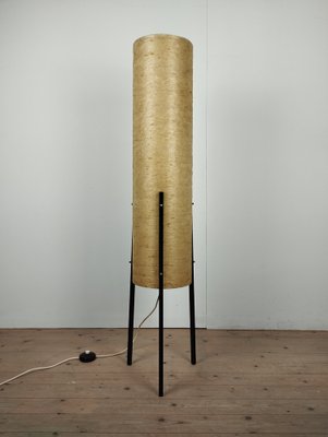 Tripod Floor Lamp in Fiberglass and Metal from Dame & Co., 1960s-SFQ-1802324