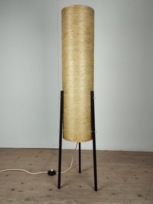 Tripod Floor Lamp in Fiberglass and Metal from Dame & Co., 1960s-SFQ-1802324